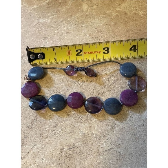 Lola Rose semi precious bracelet purple - Picture 4 of 6